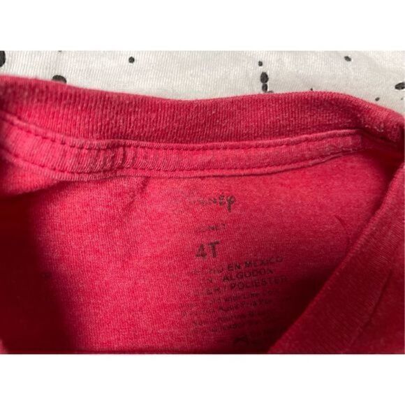 4 piece Short Sleeve & Long Sleeve t-shirt lot size 4T by Carters, Disney, Okie - Picture 3 of 11